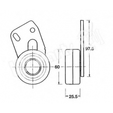 ITB-6408 IPS Parts Устройство для натяжения ремня, ремень грм