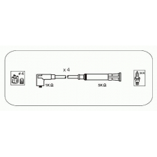 AFM63 JANMOR Комплект проводов зажигания