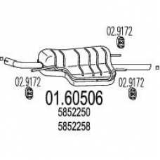 01.60506 MTS Глушитель выхлопных газов конечный