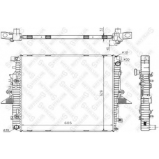 10-26290-SX STELLOX Радиатор, охлаждение двигателя