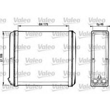 812120 VALEO Теплообменник, отопление салона