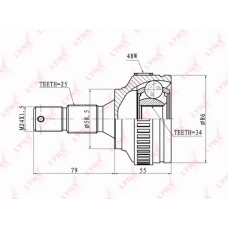 CO-2239A LYNX Co2239a шрус lynx