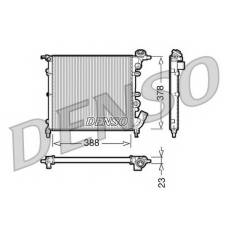 DRM23002 NPS Радиатор, охлаждение двигателя