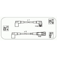 M18 JANMOR Комплект проводов зажигания