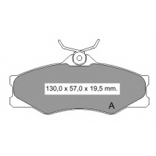 833440 Vema Комплект тормозных колодок, дисковый тормоз