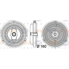 8MV 376 757-331 HELLA Сцепление, вентилятор радиатора
