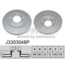J3303048P NIPPARTS Тормозной диск