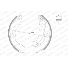 152-2031 WEEN Комплект тормозных колодок