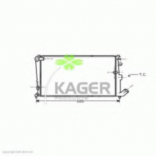 31-3589 KAGER Радиатор, охлаждение двигателя