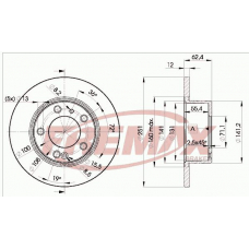 BD-1796 FREMAX Тормозной диск