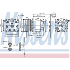 89142 NISSENS Компрессор, кондиционер
