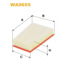 WA9655 WIX Воздушный фильтр