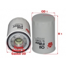 C-1541 SAKURA  Automotive Масляный фильтр