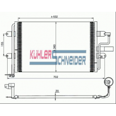 5020081 KUHLER SCHNEIDER Конденсатор, кондиционер