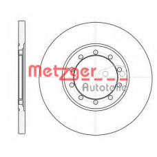 61201.00 METZGER Тормозной диск