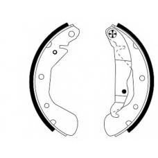 8DB 355 001-301 HELLA Комплект тормозных колодок