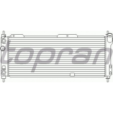 206 676 TOPRAN Радиатор, охлаждение двигателя