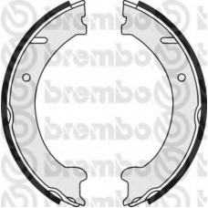 S 86 510 BREMBO Комплект тормозных колодок, стояночная тормозная с