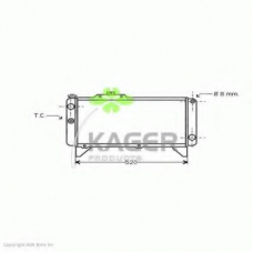 31-1292 KAGER Радиатор, охлаждение двигателя