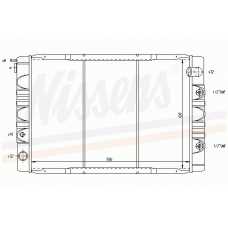 65606 NISSENS Охладитель, охлаждение двигателя