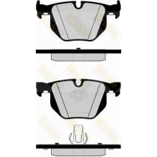 PA1562 BRAKE ENGINEERING Комплект тормозных колодок, дисковый тормоз