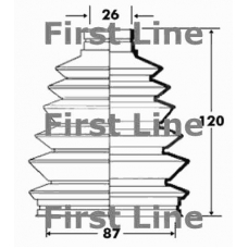 FCB6011 FIRST LINE Пыльник, приводной вал