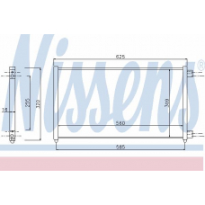 94633 NISSENS Конденсатор, кондиционер