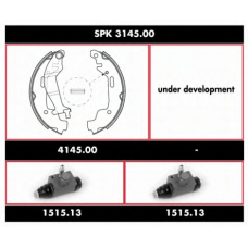 SPK 3145.00 ROADHOUSE Комплект тормозов, барабанный тормозной механизм