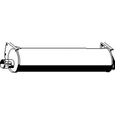 116046 ERNST Глушитель выхлопных газов конечный
