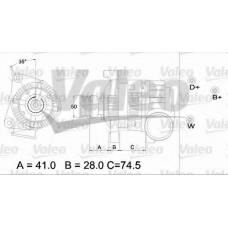 436488 VALEO Генератор