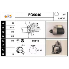 FO9040 SNRA Стартер