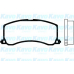 BP-8511 KAVO PARTS Комплект тормозных колодок, дисковый тормоз