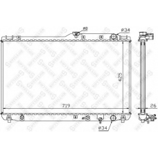 10-25372-SX STELLOX Радиатор, охлаждение двигателя