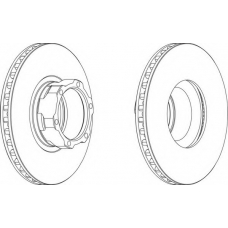 FCR163A FERODO Тормозной диск