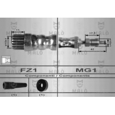 8533 Malo Тормозной шланг