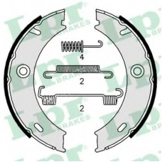 07969 LPR Комплект тормозных колодок, стояночная тормозная с