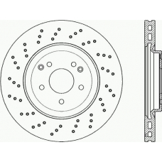 BDRS2244.25 OPEN PARTS Тормозной диск