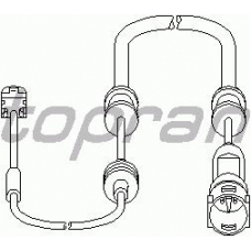 206 946 TOPRAN Датчик, износ тормозных колодок