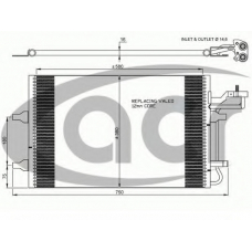 300655 ACR Конденсатор, кондиционер