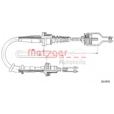 18.0031 METZGER Трос, управление сцеплением