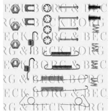 BBK6031 BORG & BECK Комплектующие, колодки дискового тормоза