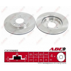 C3C004ABE ABE Тормозной диск