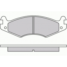 12-0459 E.T.F. Комплект тормозных колодок, дисковый тормоз