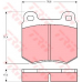 GDB136 TRW Комплект тормозных колодок, дисковый тормоз