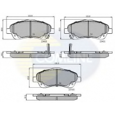 CBP31140 COMLINE Комплект тормозных колодок, дисковый тормоз