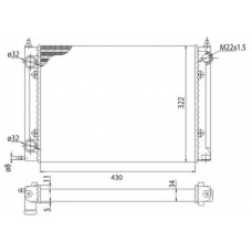 350213202003 MAGNETI MARELLI Радиатор, охлаждение двигателя