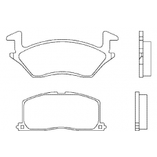 21948 136  0 5 T4090 TEXTAR Колодки тормозные