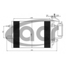 300693 ACR Конденсатор, кондиционер