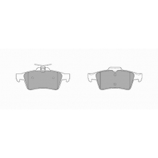 836.1 SIMER Комплект тормозных колодок, дисковый тормоз