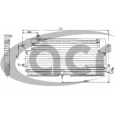 300047 ACR Конденсатор, кондиционер